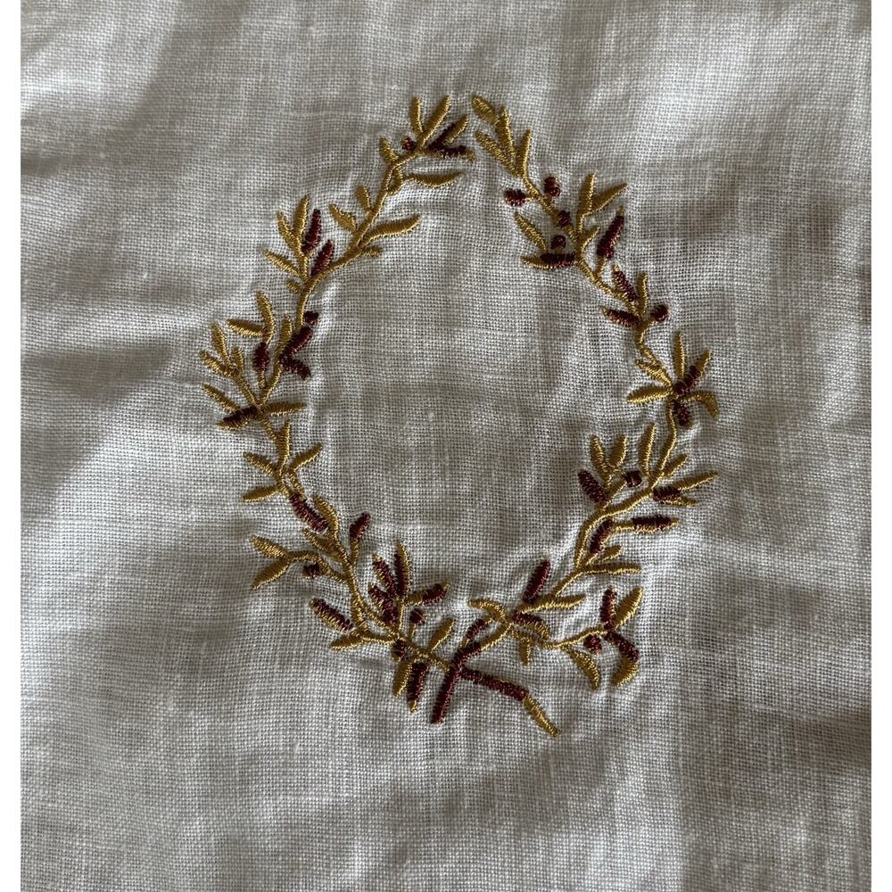 Men’s AllSaints Deck Embroidered White Linen Camp Shirt Relaxed Boxy Fit Sz S - Picture 8 of 11